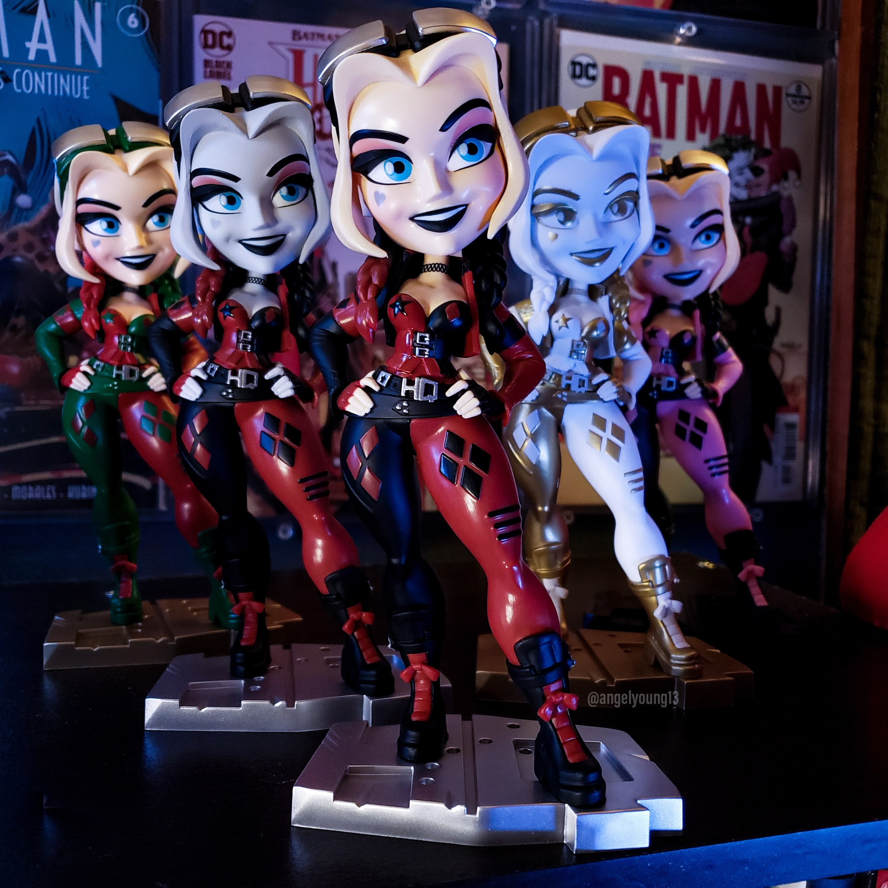The Suicide Squad Harley Quinn variants from Cryptozoic
